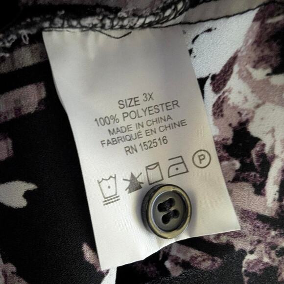 Prescott plus size floral blouse - Picture 7 of 8